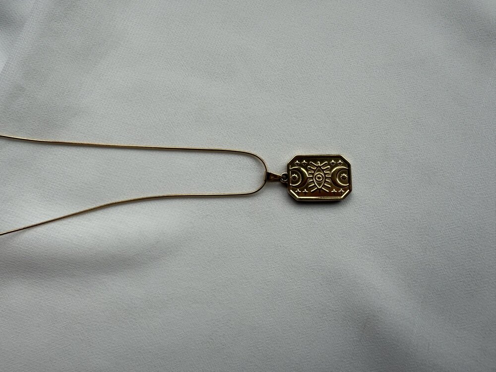 Gold Çelik Kolye