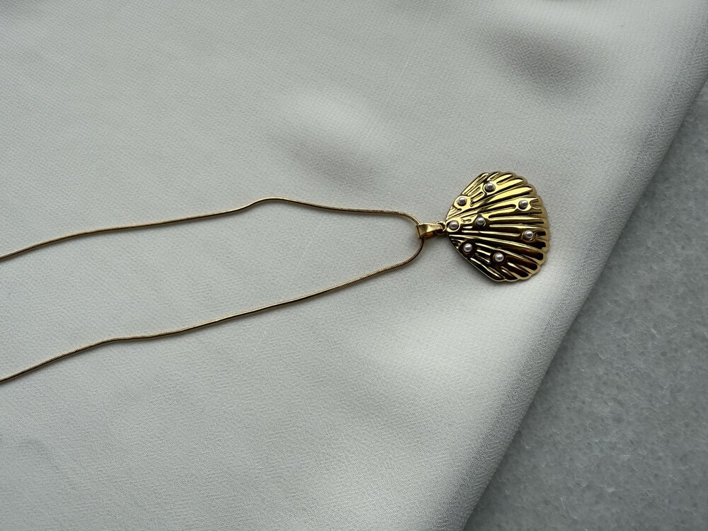 Gold Çelik Kolye