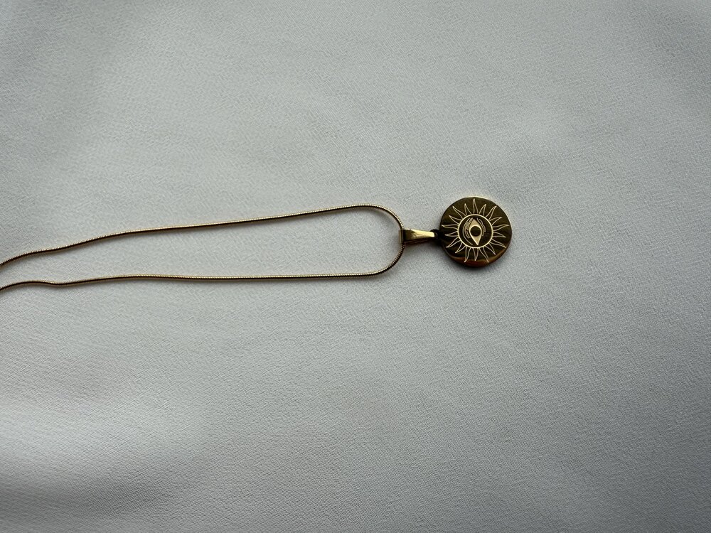 Gold Çelik Kolye