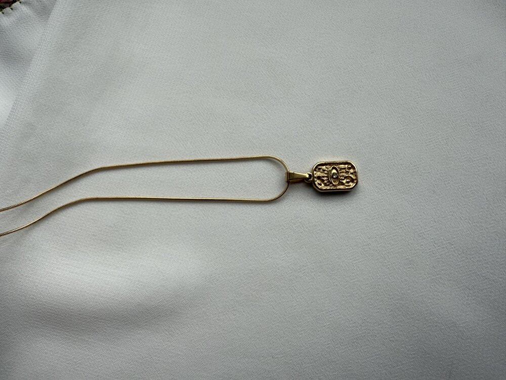 Gold Çelik Kolye