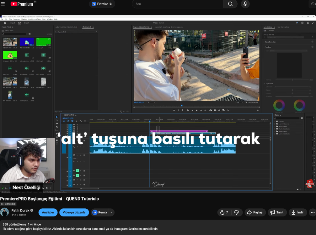 EĞİTİM SETİ - SIFIRDAN PREMIERE PRO 