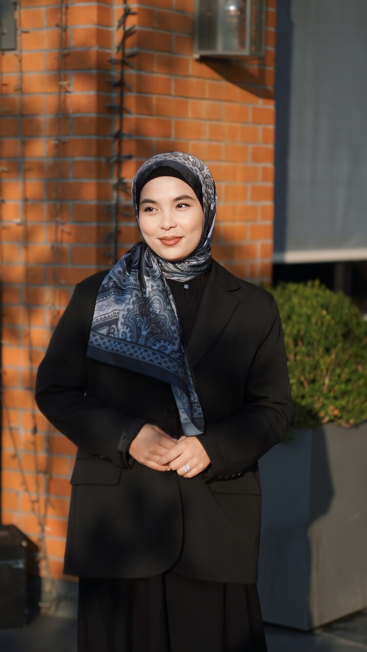 Obsidyen Etnik Desenli Şal