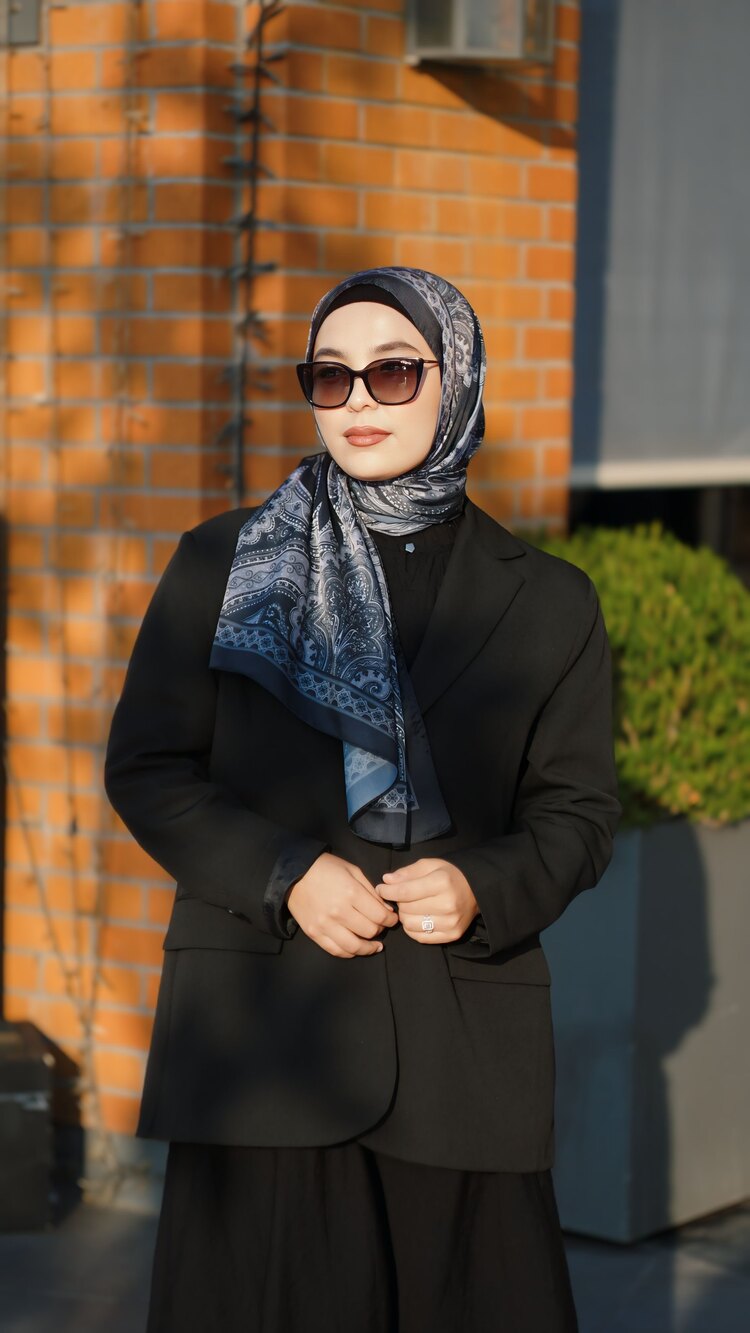 Obsidyen Etnik Desenli Şal