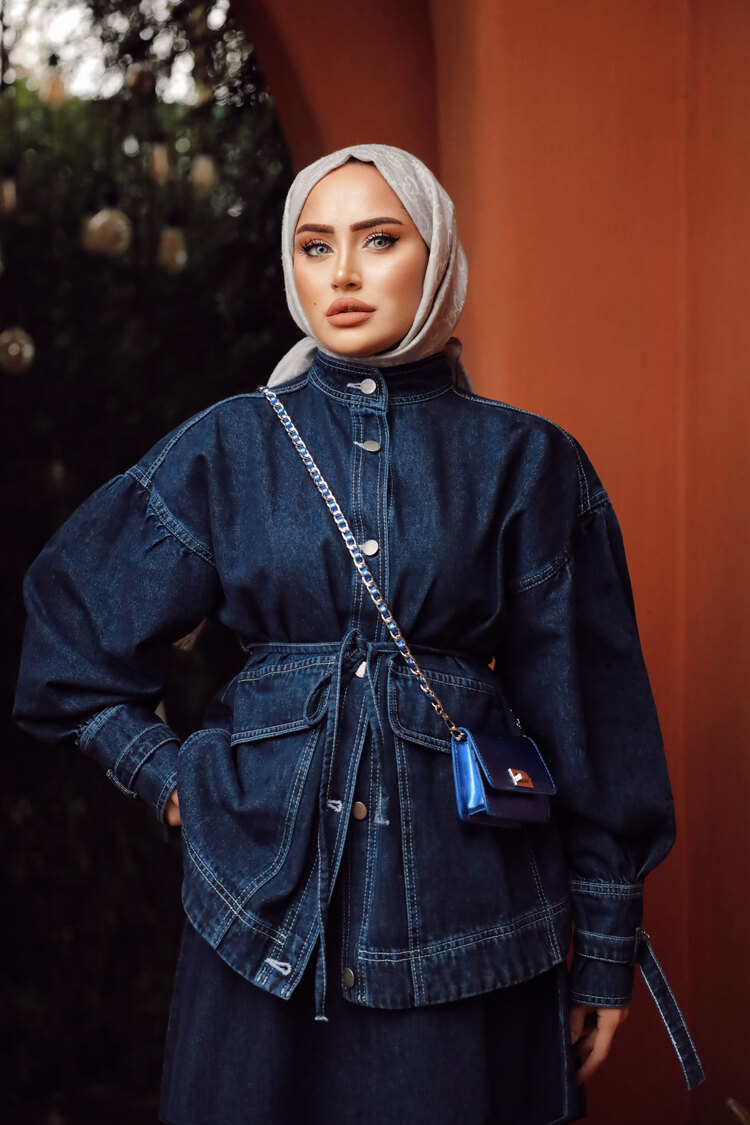 KOT ETEKLİ TAKIM KOYU MAVİ