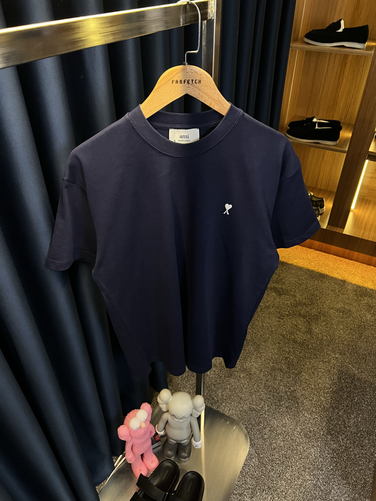 Ami Paris T-Shirt Lacivert