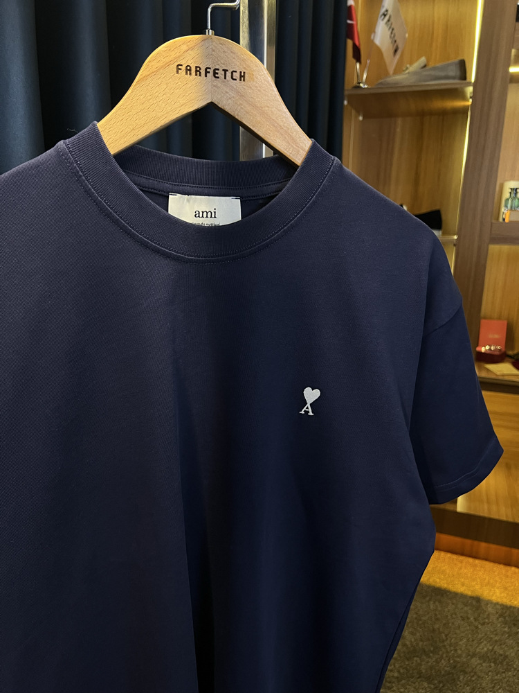 Ami Paris T-Shirt Lacivert