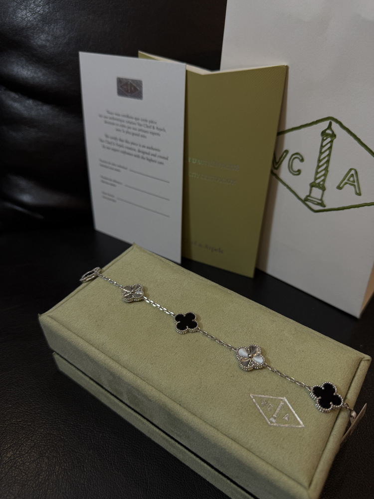 Van Cleef Gümüş Siyah