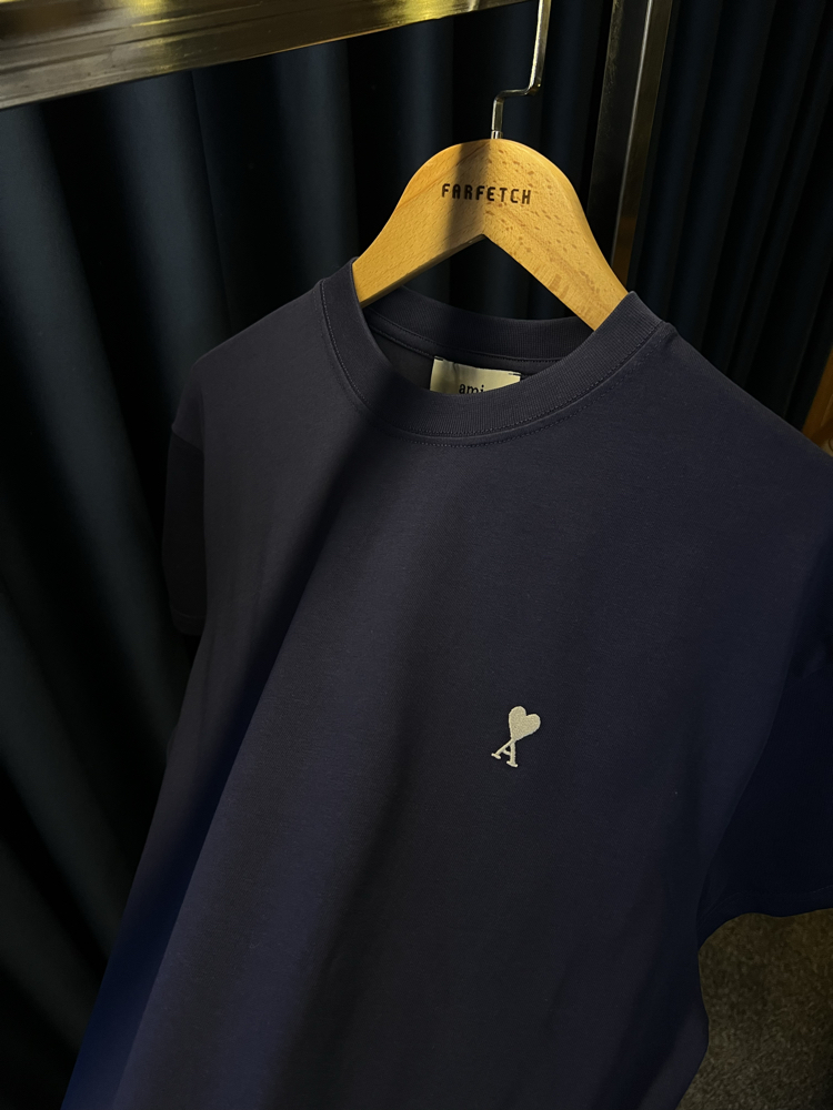 Ami Paris T-Shirt Lacivert