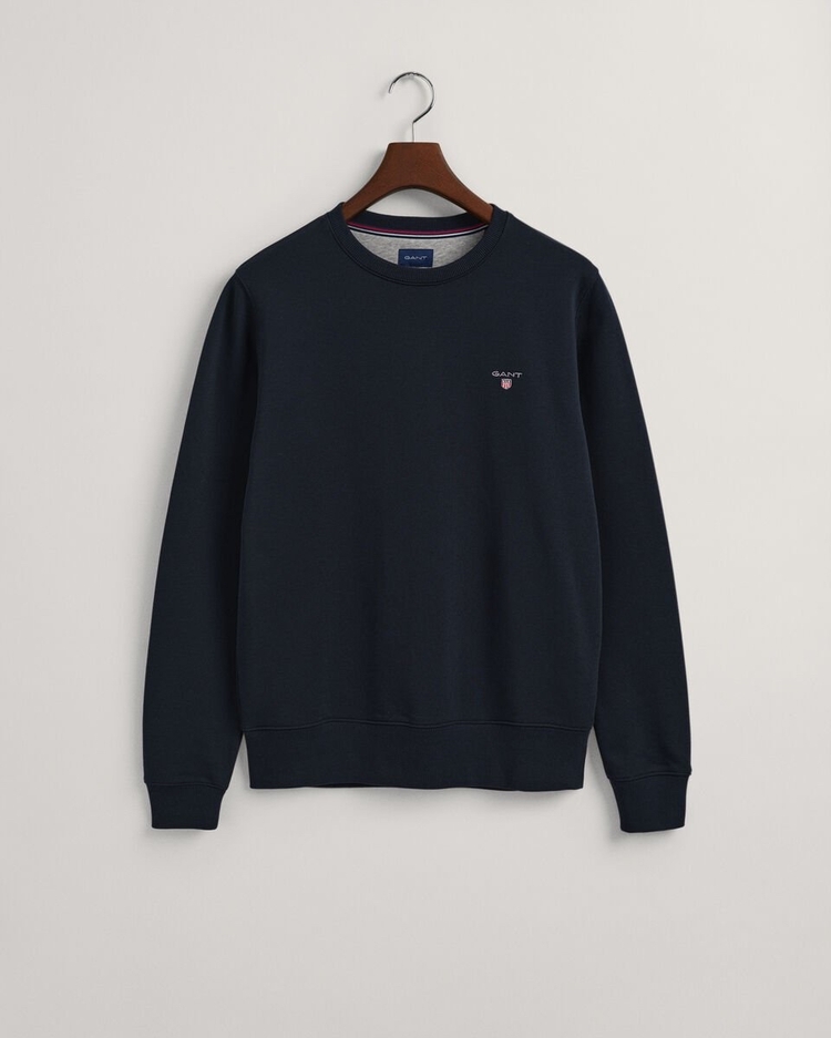 Gant Lacivert %100 Cotton Premium Sweatshirt