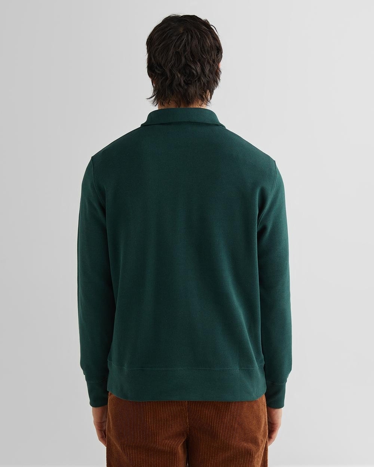 Gant Yeşil Original Fabric Premium Sweatshirt