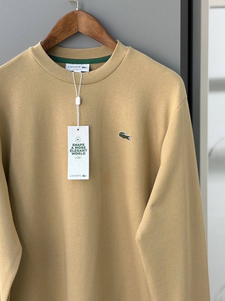 Lacoste Original Fabric Sweatshirt %100 Cotton