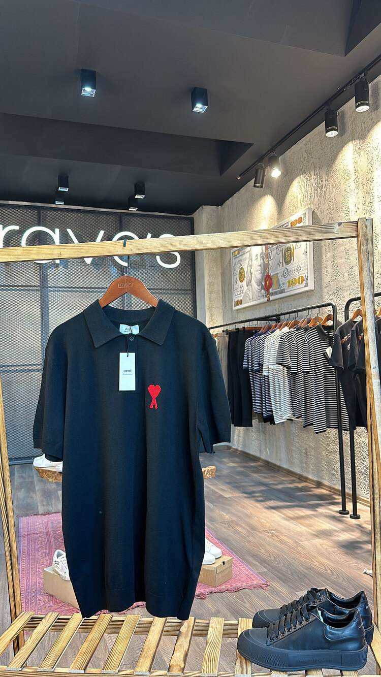 Ami Paris Polo Yaka T-Shirt