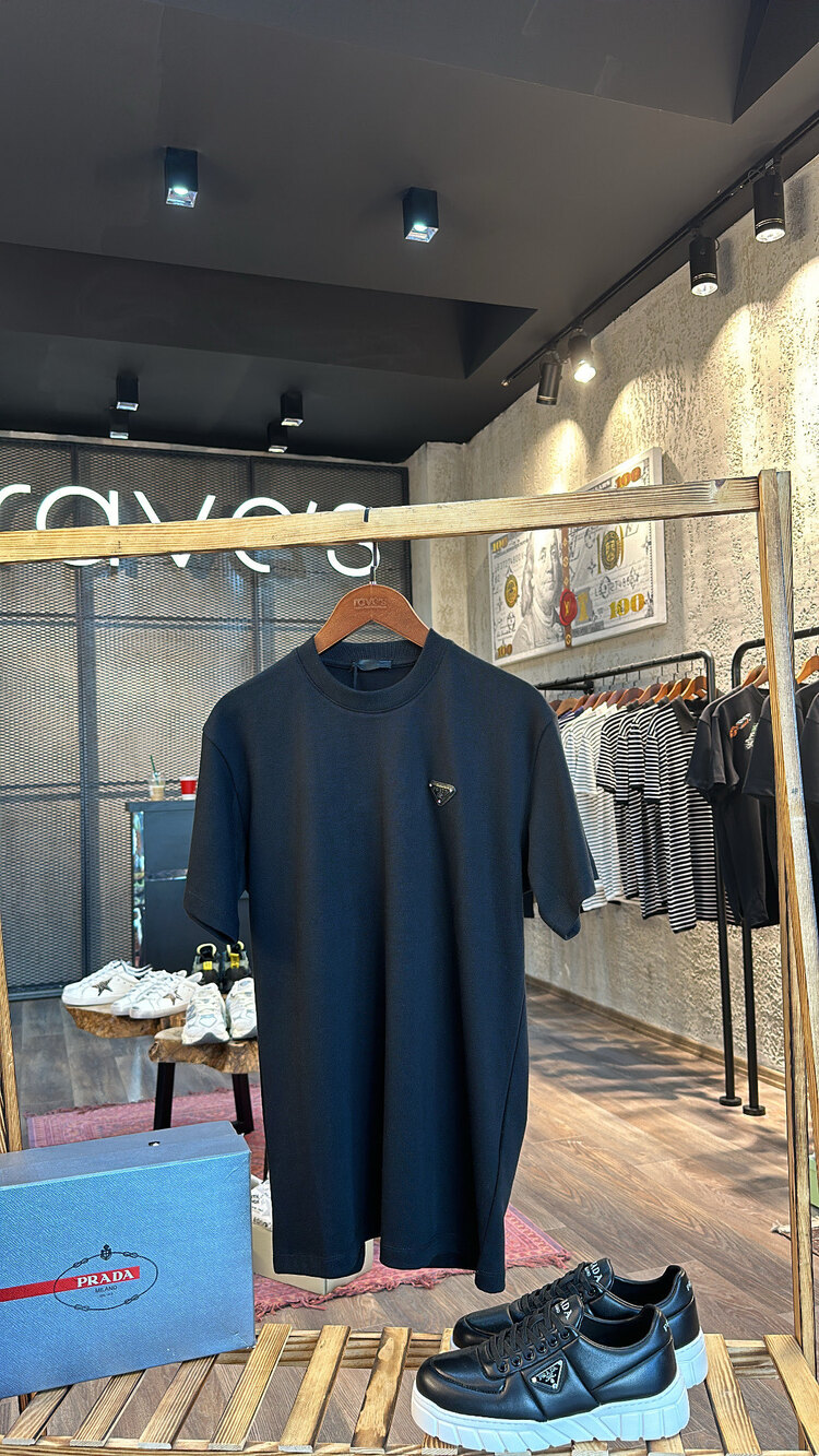 Prada Metal Logo T-Shirt