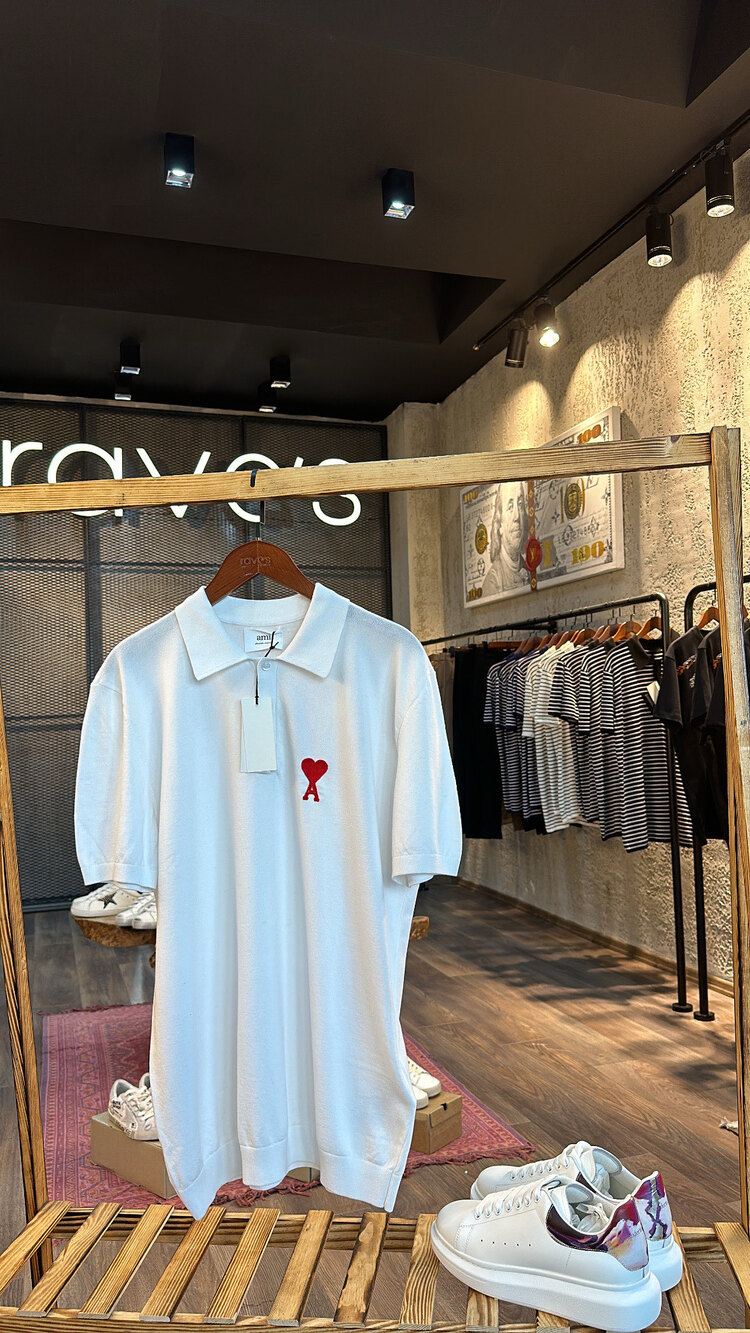 Ami Paris Polo Yaka T-Shirt