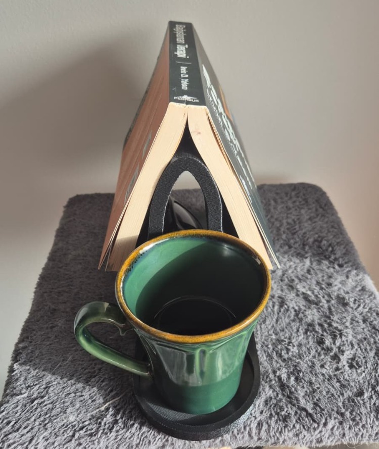 Siyah - Kitap Standı & Kitap Tutucu 3D Baskı 