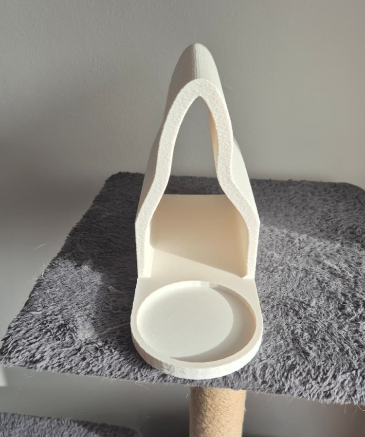 Beyaz - Kitap Standı & Kitap Tutucu 3D Baskı 