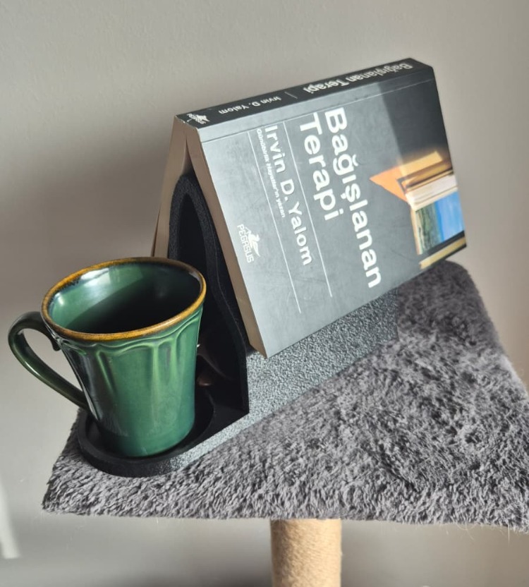 Siyah - Kitap Standı & Kitap Tutucu 3D Baskı 