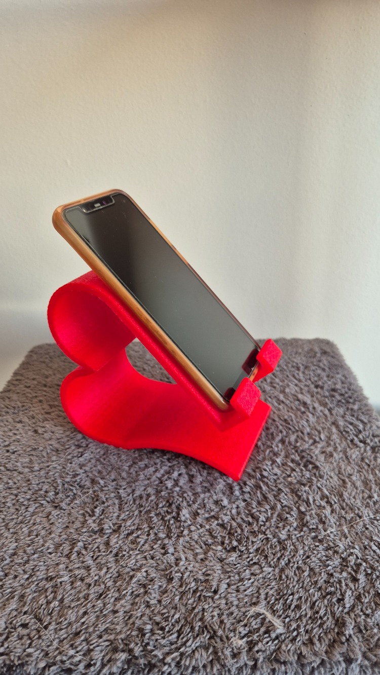 KALP FİGÜR TELEFON STANDI