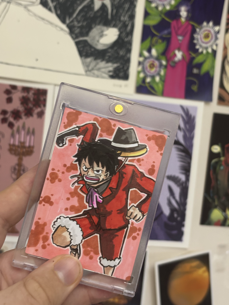 Luffy 1/1 Sketch Card