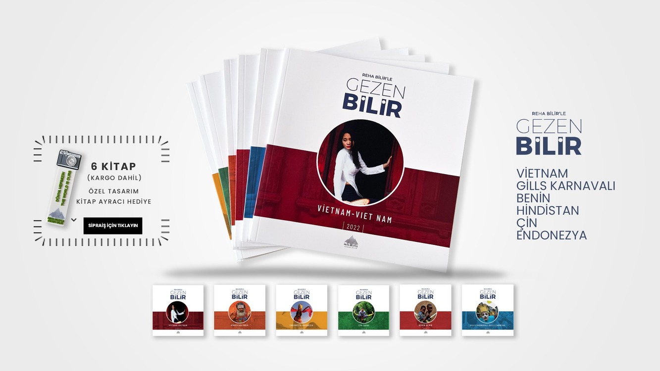 REHA BİLİR'LE GEZEN BİLİR - 6 KİTAP SET OLARAK - ÖZEL TASARIM KİTAP AYRACI HEDİYE