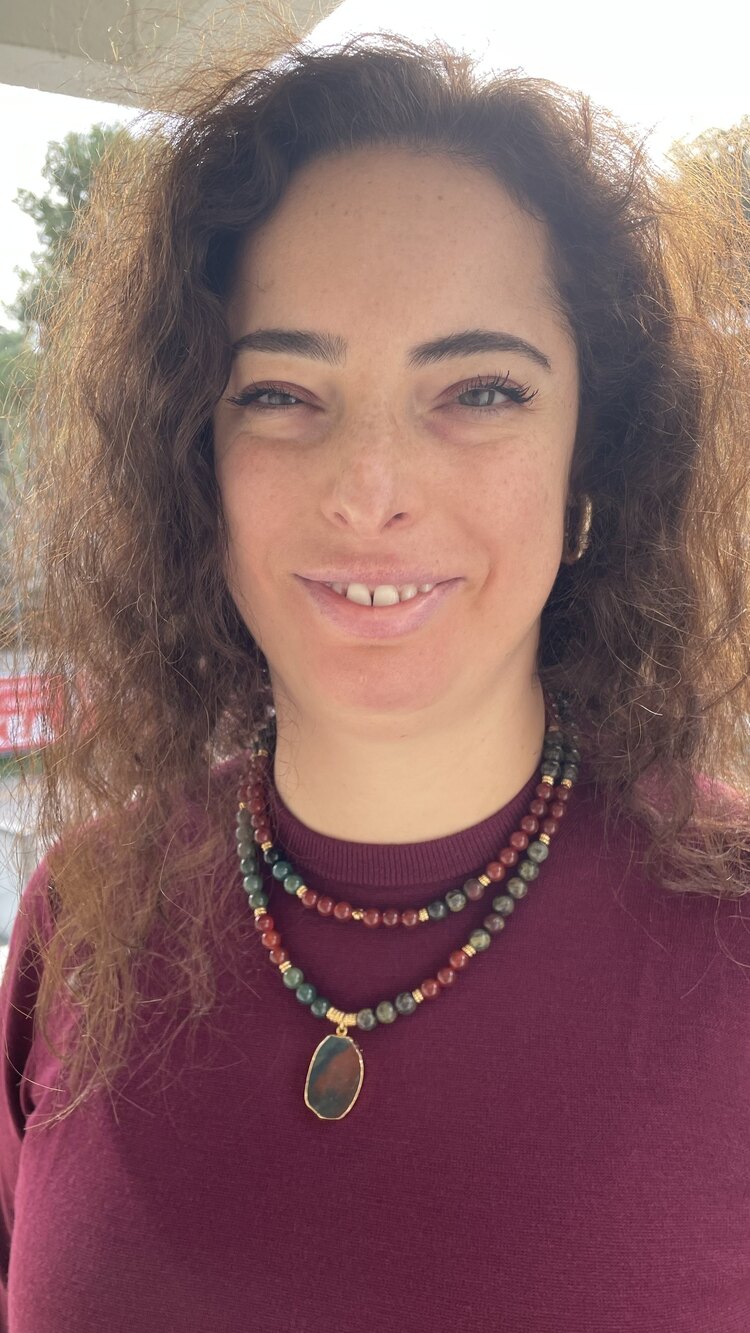 İki sıralı kırmızı akik, yosunlu akik ve kantaşı kolye