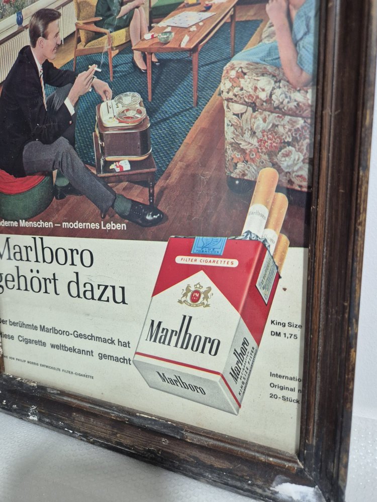 MARLBORO 1961 REKLAM TABLOSU