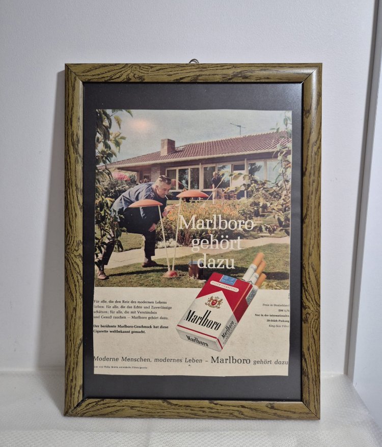 MARLBORO 1961 REKLAM TABLOSU