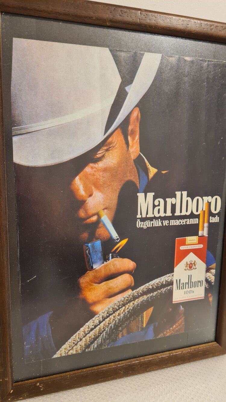 MARLBORO 1989 REKLAM TABLOSU