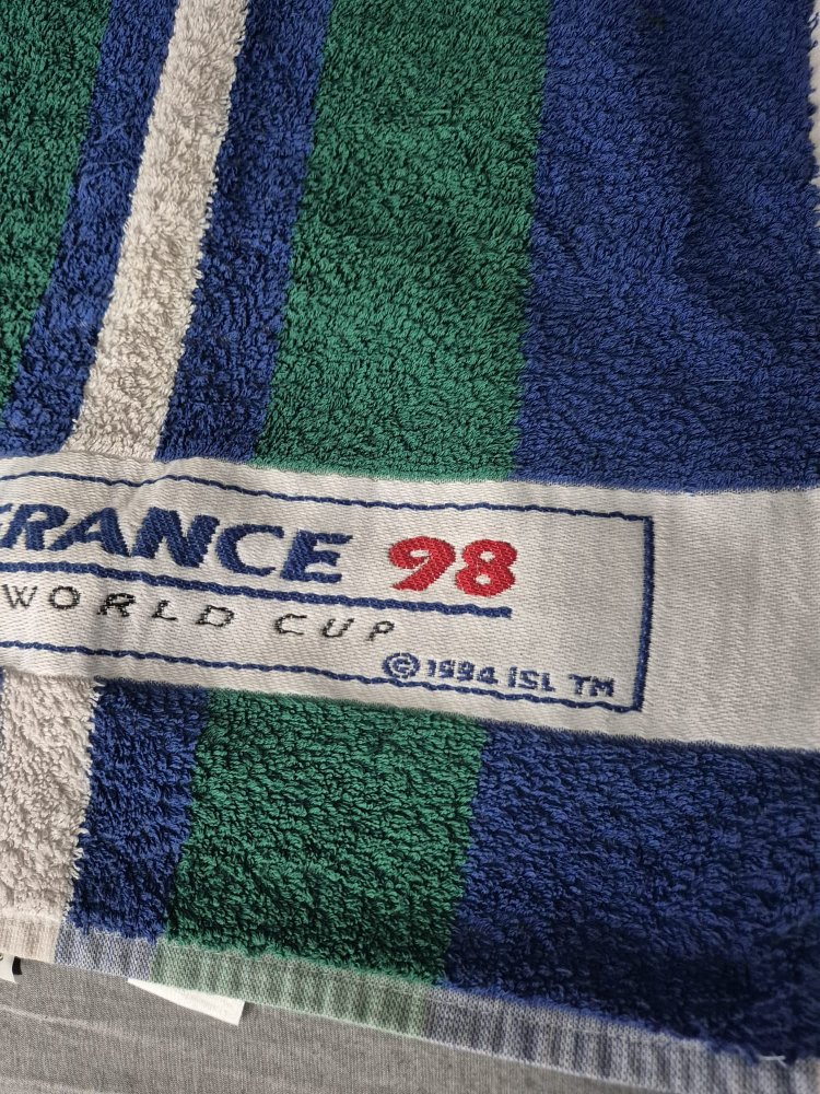 FRANSA 1998 DÜNYA KUPASI LİSANSLI HAVLU