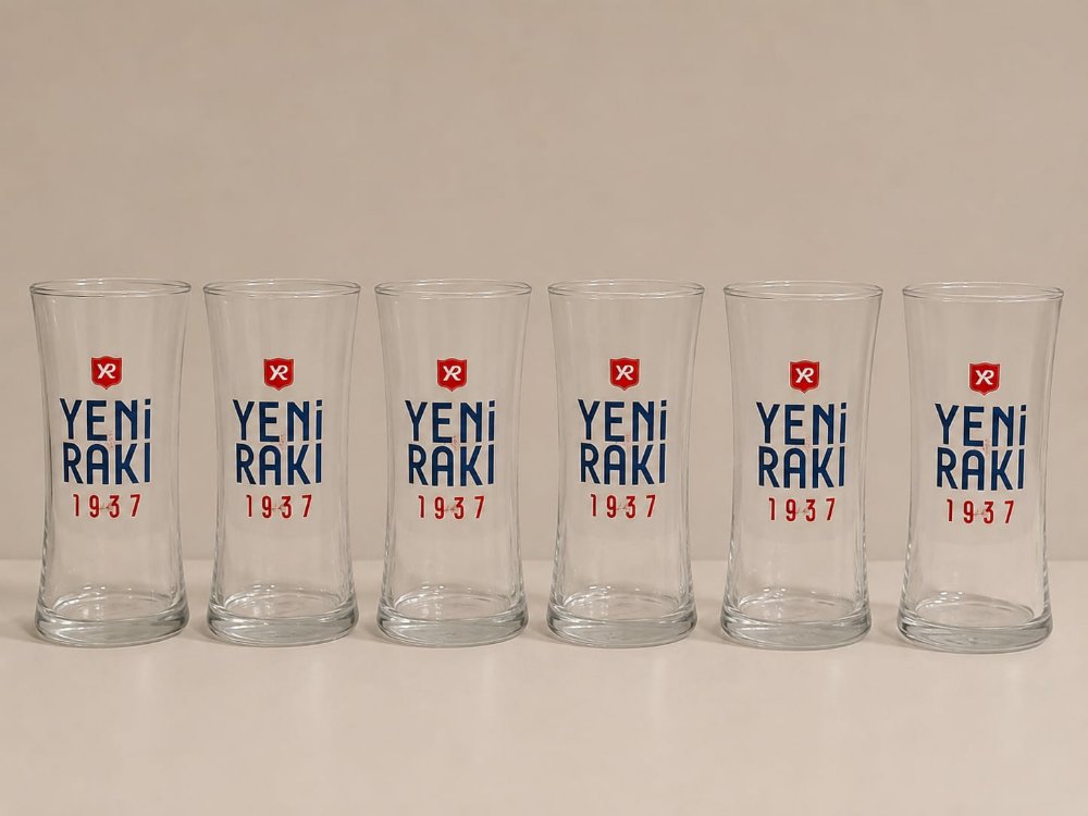YENİ RAKI 1937 KADEHİ 6'LI LOT