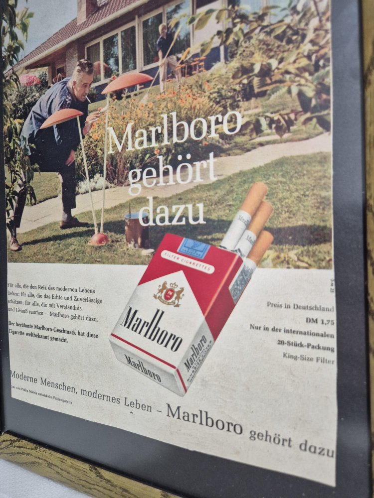 MARLBORO 1961 REKLAM TABLOSU