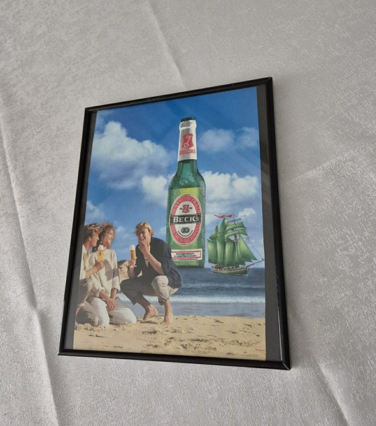 BECK'S 1983 REKLAM TABLOSU