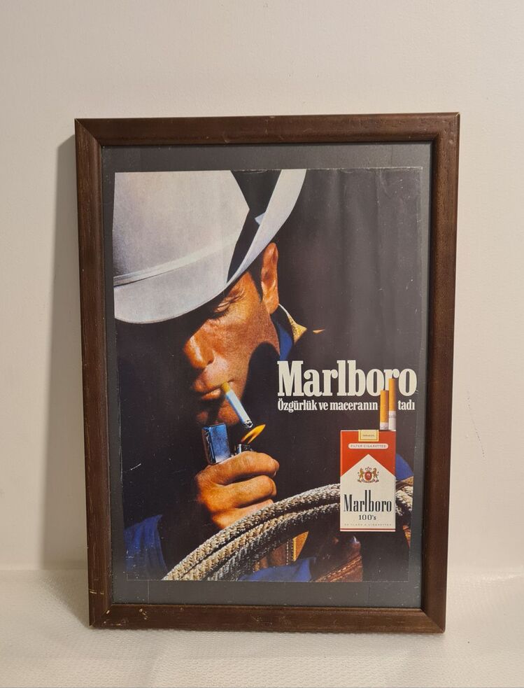 MARLBORO 1989 REKLAM TABLOSU
