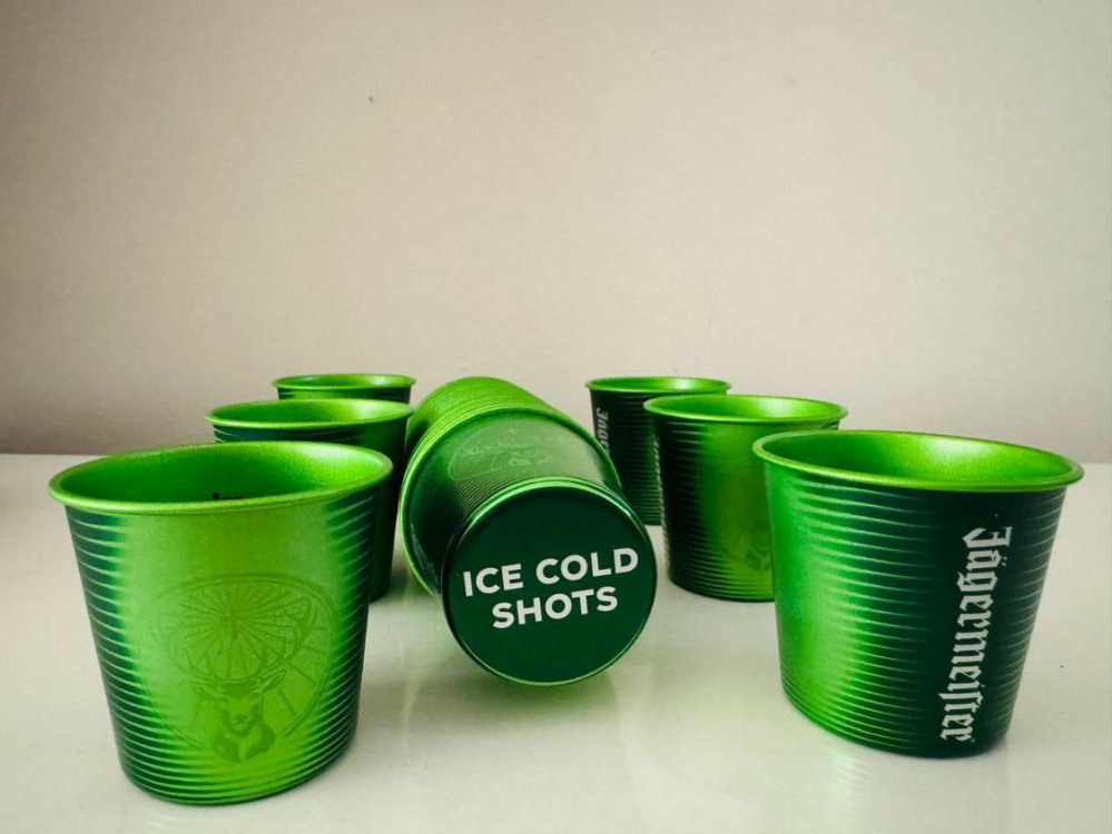 JÄGERMEISTER LİSANSLI SHOT BARDAĞI 2,95 cl -  10 ADET 