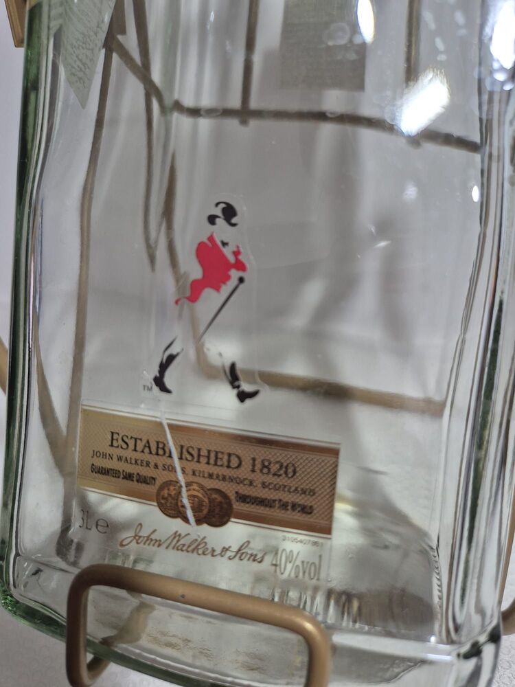 JOHNNIE WALKER RED LABEL 3 LT. SALINCAKLI BOŞ ŞİŞE 