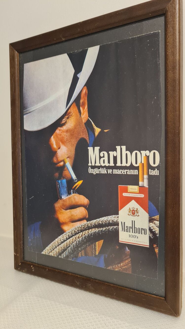 MARLBORO 1989 REKLAM TABLOSU