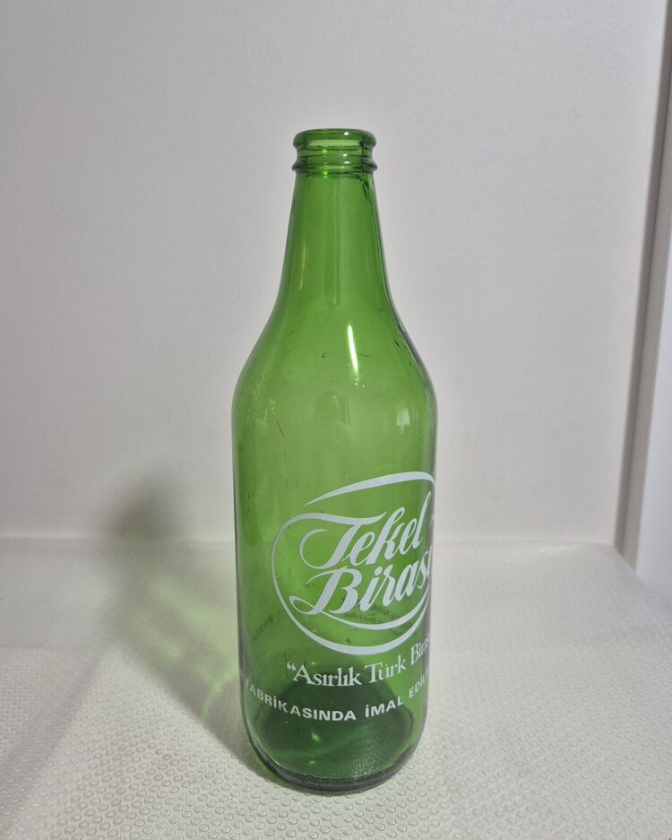 TEKEL BİRASI VINTAGE BOŞ ŞİŞESİ (kapaksız)