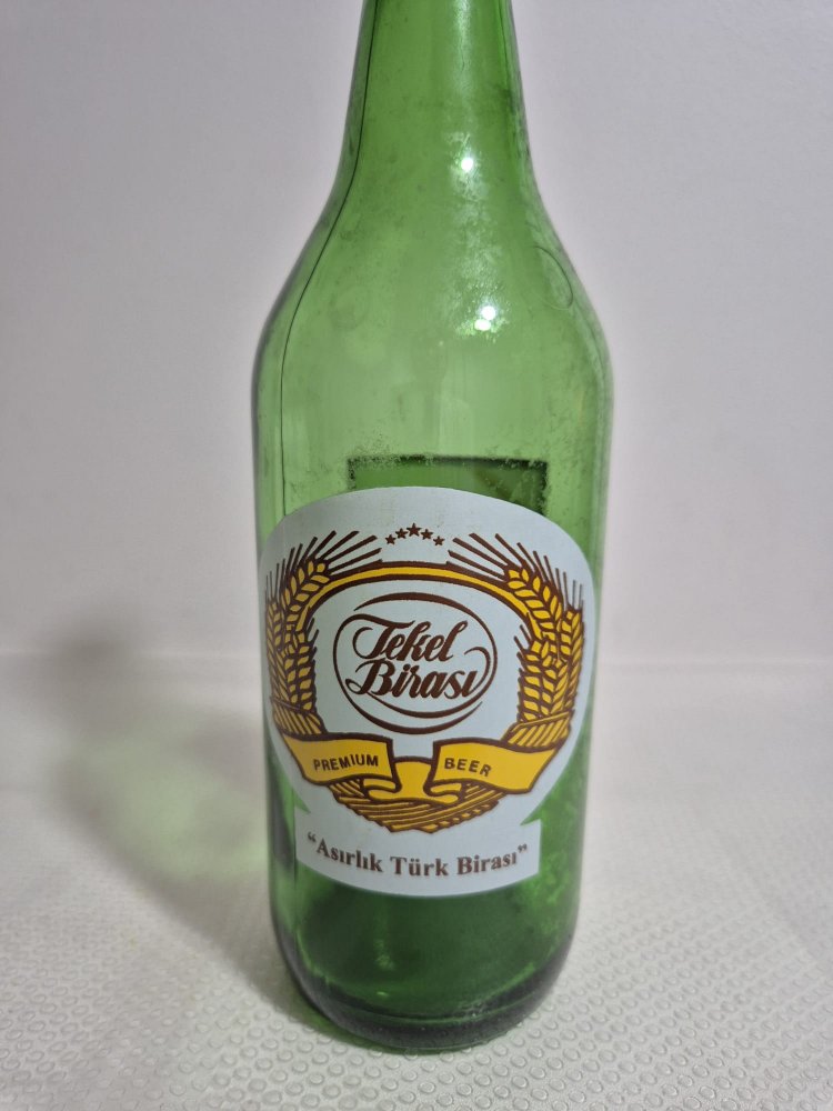 TEKEL BİRASI VINTAGE BOŞ ŞİŞESİ 50 cl