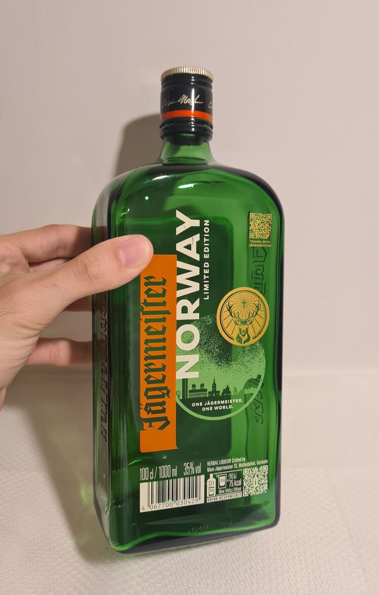 JÄGERMEISTER NORWAY LIMITED EDITION BOŞ ŞİŞE 1 Litre
