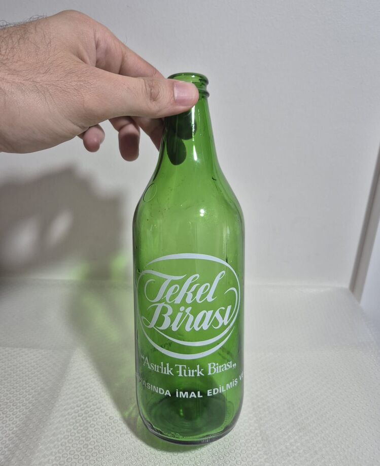 TEKEL BİRASI VINTAGE BOŞ ŞİŞESİ (kapaksız)