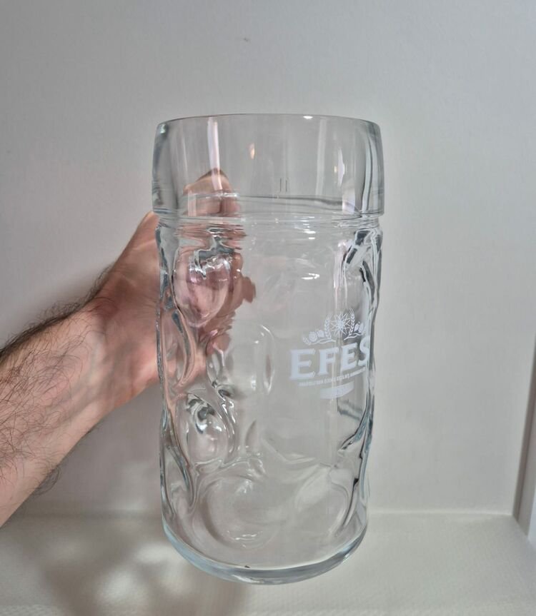 EFES PİLSEN 1 LİTRE BAVYERA BARDAĞI