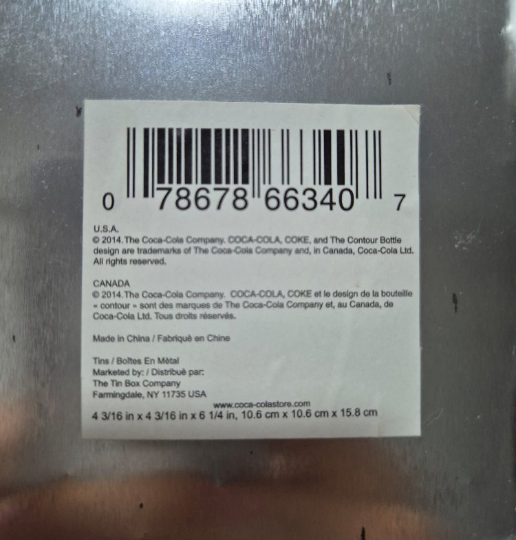 COCA COLA 2014 CANADA BOŞ TENEKE KUTU 