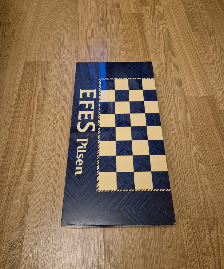 EFES PİLSEN VINTAGE AHŞAP TAVLASI