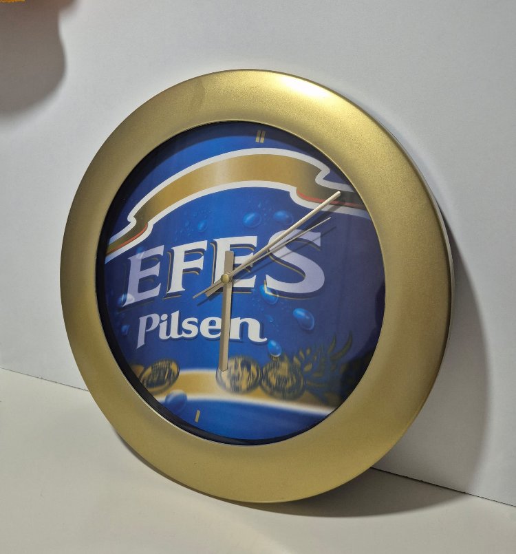 EFES PİLSEN VINTAGE DUVAR SAATİ - 1998