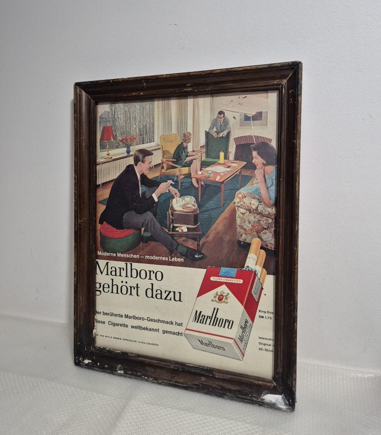 MARLBORO 1961 REKLAM TABLOSU