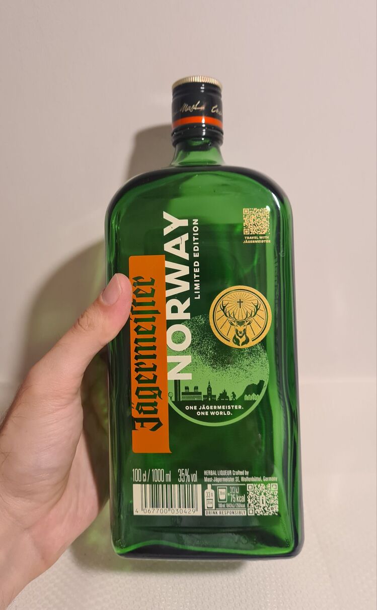 JÄGERMEISTER NORWAY LIMITED EDITION BOŞ ŞİŞE 1 Litre