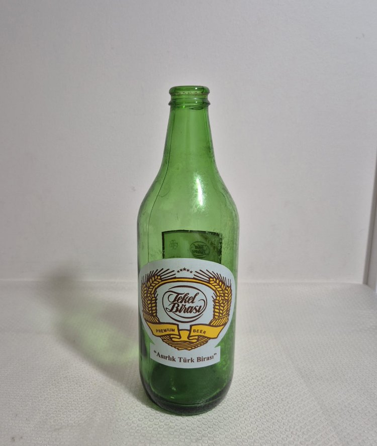 TEKEL BİRASI VINTAGE BOŞ ŞİŞESİ 50 cl