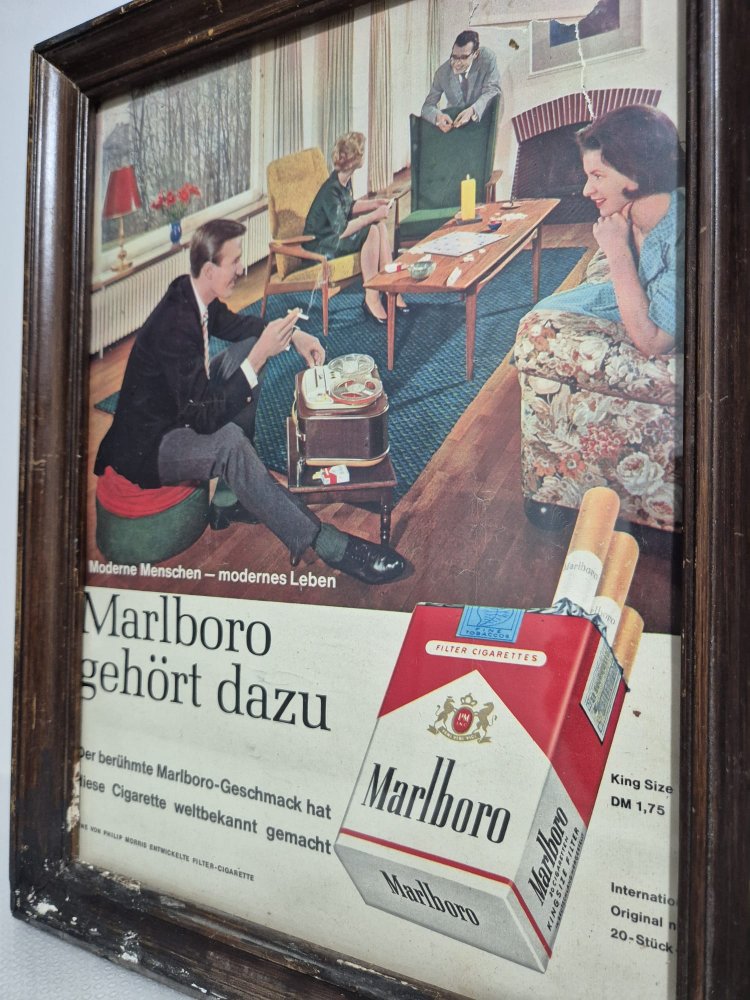 MARLBORO 1961 REKLAM TABLOSU