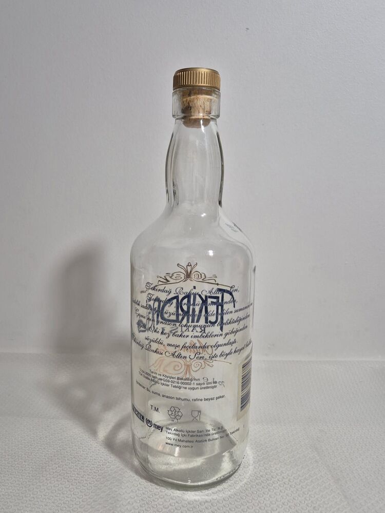 TEKİRDAĞ RAKISI ALTIN SERİ BOŞ ŞİŞESİ - 70 cl