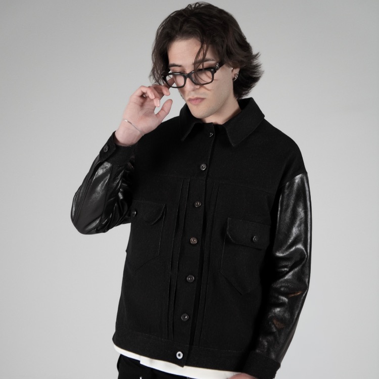HYBRIT LEATHER JACKET